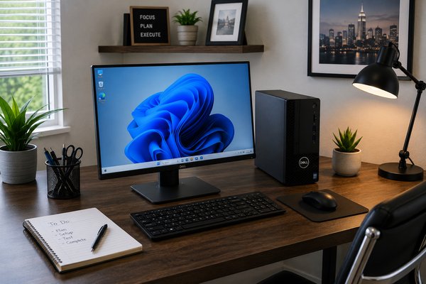 Home Office Computer Setup & Windows 11 Configuration - Professional home office computer setup completed with Windows 11 installation and system configuration. The workstation was assembled, configured, and optimized for reliable everyday use. Drivers and Windows updates were installed, system settings were configured, peripherals were connected, and the computer was tested to ensure everything was operating properly before the setup was completed. Home Office Computer Setup & Windows 11 Configuration - Professional home office computer setup completed with Windows 11 installation and system configuration. The workstation was assembled, configured, and optimized for reliable everyday use. Drivers and Windows updates were installed, system settings were configured, peripherals were connected, and the computer was tested to ensure everything was operating properly before the setup was completed.