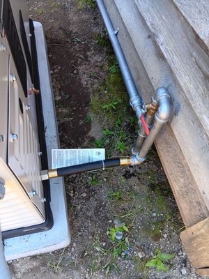 Propane Generator - This was one of many propane generators we have installed this year! Generators are becoming very popular. Propane Generator - This was one of many propane generators we have installed this year! Generators are becoming very popular.