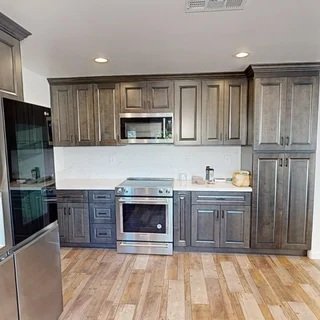 Orange - This restoration project was in the City of Orange. They redesigned the kitchen and master bathroom. Orange - This restoration project was in the City of Orange. They redesigned the kitchen and master bathroom.