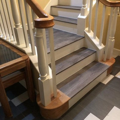 Custom Flooring & Staircase Renovation - These projects feature professional installation of premium flooring and the complete renovation of several staircases. Our team delivered seamless transitions, using a blend of materials and finishes to provide a cohesive, high-end look while enhancing durability and style. Call All About Kitchen Bath and Floors today for a free in home estimate! Custom Flooring & Staircase Renovation - These projects feature professional installation of premium flooring and the complete renovation of several staircases. Our team delivered seamless transitions, using a blend of materials and finishes to provide a cohesive, high-end look while enhancing durability and style. Call All About Kitchen Bath and Floors today for a free in home estimate!