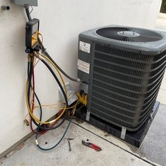 Repair AC - Coil restriction was one of the problems which cost the suction line to freeze and the coil froze too with result blook the air not going throw the coil and the customer not getting air in the vents when they run the unit. so the best way to fix the problem changes the coil. after the team changed the coil they got a low temperature in the vents with airflow and a nice pressure in the unit. Repair AC - Coil restriction was one of the problems which cost the suction line to freeze and the coil froze too with result blook the air not going throw the coil and the customer not getting air in the vents when they run the unit. so the best way to fix the problem changes the coil. after the team changed the coil they got a low temperature in the vents with airflow and a nice pressure in the unit.