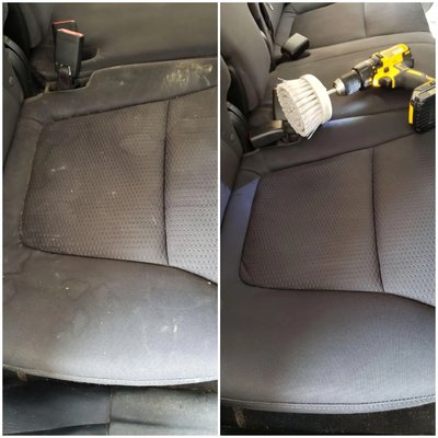 Car cleaning with Karcher supplies. - Now the car inside looks like a new one Car cleaning with Karcher supplies. - Now the car inside looks like a new one