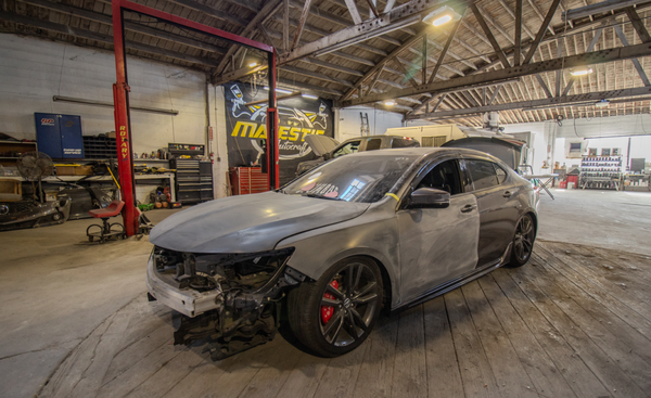 2020 Acura TLX - This is a repair that we completed here at Majestic Auto Craft of a 2020 Acura TLX the images are showing the before and after!