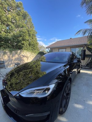 Ceramic coating 5-9-10 years protection - Never Wax again!! This is a brand new Ford Mustang Mach with our best ceramic coating, which gives you protection for 5 years!
