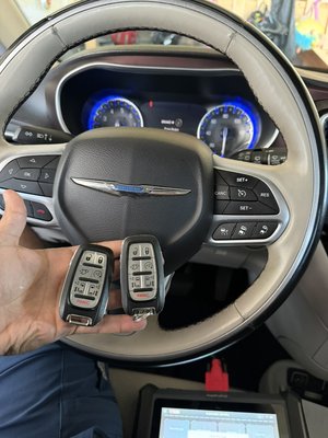 Pacifica key program - Customer needed some new keys program to his vehicle Pacifica key program - Customer needed some new keys program to his vehicle