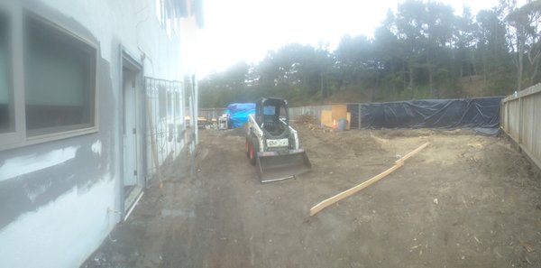 Landscape Development - Two foot excavation, complete drainage and compaction. Redevelopment of unused space. Landscape Development - Two foot excavation, complete drainage and compaction. Redevelopment of unused space.