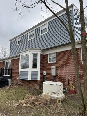 Generac Installation - Our customers needed a smart reliable solution for constantly losing power during Michigans April and May storm season. We were able to get them equipped with a 26kw Natural Gas Generac Generator. Within 60 seconds of power loss their generator takes over, keeping them and their families comfortable during power outages.