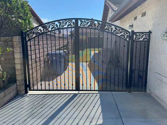 Driveway and Side Gate Project - Custom-built side and RV gates installed alongside a complete upgrade of the surrounding area, including concrete, drainage improvements, and a low-maintenance drip system. This project was designed to protect the gates from future damage while delivering a clean, durable, and polished finish. Driveway and Side Gate Project - Custom-built side and RV gates installed alongside a complete upgrade of the surrounding area, including concrete, drainage improvements, and a low-maintenance drip system. This project was designed to protect the gates from future damage while delivering a clean, durable, and polished finish.