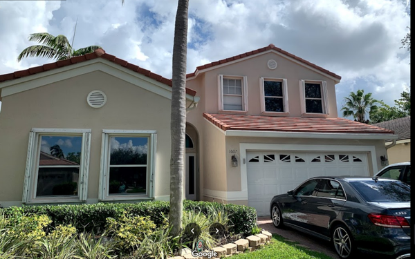 Full Window Cleaning on 2 story house, Boca Raton - We hand-washed every window, frame, sill, and gutter from the exterior and interior, we booked this client the same day and provided very reliable and quick service.
If you are looking for any reliable exterior cleaning service please contact us at 954-601-7463, or at bocawindowwashers@gmail.com Full Window Cleaning on 2 story house, Boca Raton - We hand-washed every window, frame, sill, and gutter from the exterior and interior, we booked this client the same day and provided very reliable and quick service.
If you are looking for any reliable exterior cleaning service please contact us at 954-601-7463, or at bocawindowwashers@gmail.com