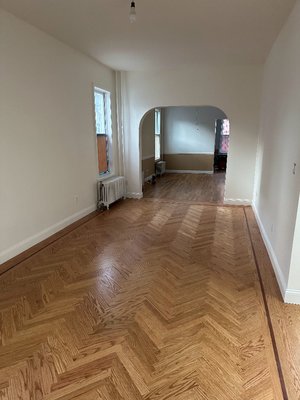 Brooklyn town house - Knocked down a maze of little rooms and opened things up with new electric, insulation, sheetrock and moldings. Dropped in a classic herring bone floor with a mahogany ribbon and added an arched opening. Wow! What a transformation this was. Brooklyn town house - Knocked down a maze of little rooms and opened things up with new electric, insulation, sheetrock and moldings. Dropped in a classic herring bone floor with a mahogany ribbon and added an arched opening. Wow! What a transformation this was.