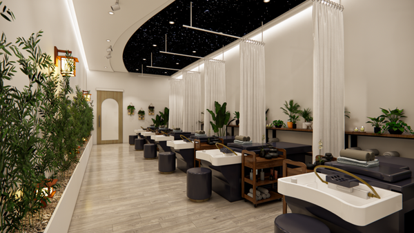 We do scalp therapy, shampoo - We do not provide haircuts