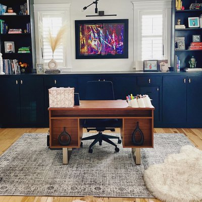 Custom Office cabinets/shelving - Client wanted custom built-in floor-to-ceiling cabinets/shelving. Custom Office cabinets/shelving - Client wanted custom built-in floor-to-ceiling cabinets/shelving.