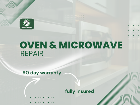 Oven and Microwave Repair - Comprehensive oven and microwave repair, including no-heat problems, uneven cooking, electrical issues, and control panel faults. We use original parts and provide a 90-day warranty on all repairs. Oven and Microwave Repair - Comprehensive oven and microwave repair, including no-heat problems, uneven cooking, electrical issues, and control panel faults. We use original parts and provide a 90-day warranty on all repairs.