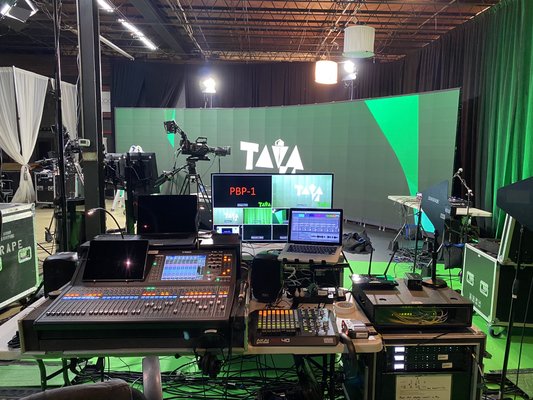 VIRTUAL PRODUCTION - We produce interactive virtual video events, conferences, and live events. In-studio we offer the following virtual production services

In Studio Broadcasting
​Live to Tape
​Pre-recorded for Post-production
​Live Webstreaming
​Video Editing and Production
​Pre-Recorded Presentations
​Multi-Platform Content Deliver

We have created world-wide virtual meetings for everyone from AARP to to local non-profits.