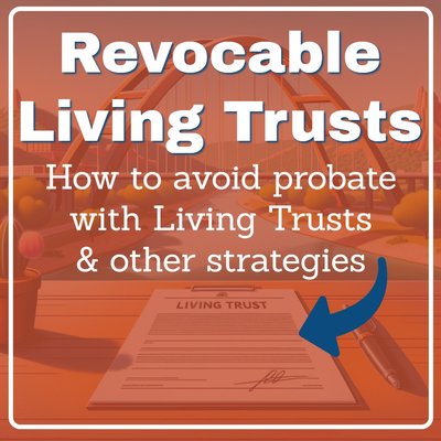 Revocable Living Trusts - Revocable Living Trusts – Our #1 Offering
At the heart of our estate planning services is our top offering: Revocable Living Trusts. We deliver a seamless, client-focused experience with:
• Flat Fees
• Free Consultations
• 3-Day Turnaround (no months-long delays!)
• Over 500 5-Star Reviews
Our comprehensive Living Trust Package includes everything you need for peace of mind:
• Pour-Over Will
• Durable Power of Attorney
• Medical Power of Attorney
• Pre-Need Guardianship
• HIPAA Release
• Cremation/Burial Instructions
• Asset Titling Guidance
• Design, Review, and Signing Meetings (Execution Ceremony)
We’re here to help you avoid the costs, delays, and complexities of probate, ensuring your loved ones are cared for without unnecessary stress. Ready to protect your legacy? Let’s get started! Revocable Living Trusts - Revocable Living Trusts – Our #1 Offering
At the heart of our estate planning services is our top offering: Revocable Living Trusts. We deliver a seamless, client-focused experience with:
• Flat Fees
• Free Consultations
• 3-Day Turnaround (no months-long delays!)
• Over 500 5-Star Reviews
Our comprehensive Living Trust Package includes everything you need for peace of mind:
• Pour-Over Will
• Durable Power of Attorney
• Medical Power of Attorney
• Pre-Need Guardianship
• HIPAA Release
• Cremation/Burial Instructions
• Asset Titling Guidance
• Design, Review, and Signing Meetings (Execution Ceremony)
We’re here to help you avoid the costs, delays, and complexities of probate, ensuring your loved ones are cared for without unnecessary stress. Ready to protect your legacy? Let’s get started!