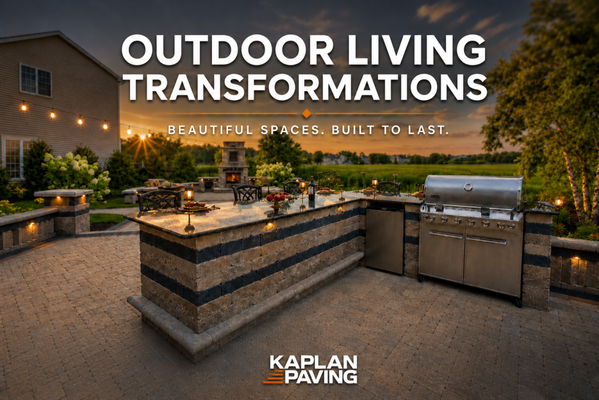 Brick Paver Patios, Walkways, Driveways. Kitchens and More! - Kaplan Paving provides brick paving solutions for homeowners looking to upgrade patios, walkways, driveways, and outdoor living spaces. As an Unilock Authorized Contractor, Kaplan’s masons handle brick paving projects with an emphasis on quality craftsmanship and attractive, durable results. In addition to asphalt paving, the company offers decorative asphalt, driveway replacement, concrete, and brick paving services, giving customers multiple options to improve curb appeal and outdoor functionality.  With service across Northern Illinois and Southeast Wisconsin, Kaplan brings proven experience to both practical and decorative exterior upgrades. Call today for a free estimate!