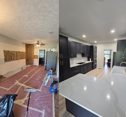 kitchen remodel - full kitchen remodel, all new cabinets and countertops kitchen remodel - full kitchen remodel, all new cabinets and countertops