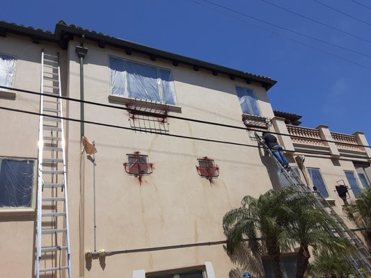 Exterior Paint 2020 - This home located near the beach was becoming rusted due to weather conditions and improper paint used previously. We spruced it up and added Rain Refresh paint which is recommended for homes near ocean due to self cleaning technology. Exterior Paint 2020 - This home located near the beach was becoming rusted due to weather conditions and improper paint used previously. We spruced it up and added Rain Refresh paint which is recommended for homes near ocean due to self cleaning technology.