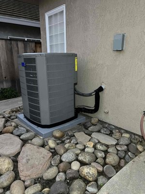 Split System Install - This Install was an American Standard 5 ton Split System where the furnace was located in the attic.