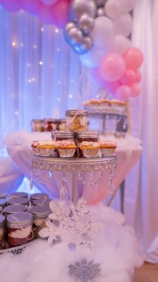 Baby Showers - We offer balloon services, flower arrangements and more! Our Beautiful studio is perfect spot for celebrating baby showers, kids birthdays, small weddings, birthdays and other events! Our maximum capacity is 80 people