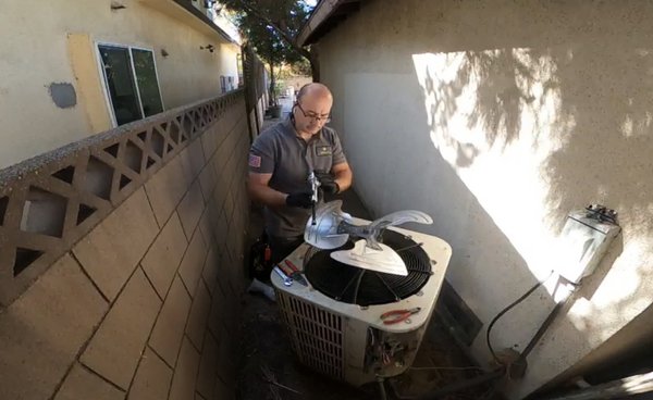Replacement of condenser fan motor of AC - In this project, we replaced the fan motor of the air conditioner condenser. Replacement of condenser fan motor of AC - In this project, we replaced the fan motor of the air conditioner condenser.