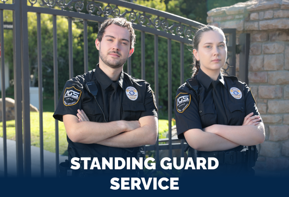 Standing Security Guard Services - We stationed trained standing security officers at key entry points, access areas, and critical locations to maintain a strong presence. Our guards monitored all activity, managed access, and responded immediately to any situation  keeping people and assets protected consistently throughout every shift.