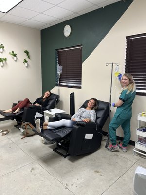 IV Hydration - Here at A’nis Aesthetics IV Therapy Lounge, we provide personalized IV hydration therapy to help ensure your body is getting the hydration, vitamins, and nutrients it needs. As the first IV hydration center in Cibolo, Texas, we take our leadership role seriously. Our medical staff administers IVs following the same best practices and protocols practiced in top hospitals across the country. Our staff excels when it comes to helping you determine the best treatment that’s just right for you and then administering the treatment with a gentle touch. Because we’re focused on treating people before they’re ill and keeping people feeling, looking, and performing their best, our patients love coming to us. And we love being surrounded by people who are active participants in their health!