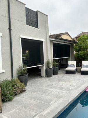 4 Motorized Power Screens in Rancho Mission Viejo - FOUR Motorized Power Screens installed on this beautiful home's California room in Rancho Mission Viejo, California.

Visit wwww.chiproducts.com or call (866) 567-0400 for high quality outdoor screen solutions for your home!