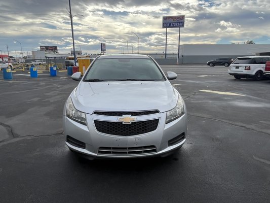 CHEVY CRUZE - Need a nice vehicle without breaking the bank? Than this  CHEVY CRUZE is for you!!!
Call today (702) 623-7931 to get all the information to make the best decision for you and your family.