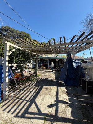Pergola Removal - Big Blue Junk Removal provides fast and reliable pergola removal services for residential and rental properties. Whether your pergola is old, damaged, or no longer needed, our team will safely dismantle and haul it away so you don’t have to deal with the heavy lifting or disposal.
Perfect for backyard renovations, property cleanups, or preparing a space for a new project, Big Blue Junk Removal makes pergola removal simple and hassle-free. Pergola Removal - Big Blue Junk Removal provides fast and reliable pergola removal services for residential and rental properties. Whether your pergola is old, damaged, or no longer needed, our team will safely dismantle and haul it away so you don’t have to deal with the heavy lifting or disposal.
Perfect for backyard renovations, property cleanups, or preparing a space for a new project, Big Blue Junk Removal makes pergola removal simple and hassle-free.