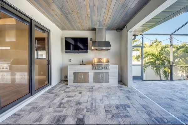Outdoor Kitchen - Let's start designing yours! - This is one of the outdoor summer kitchens we have designed and built.