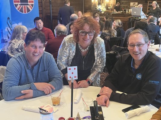 Fun in March at The Magic Soiree - Enjoy pics of our magic lovers who came and laughed and were amazed. Oh and they enjoyed dinner of course at our Camp Ticonderoga buffetl! Fun in March at The Magic Soiree - Enjoy pics of our magic lovers who came and laughed and were amazed. Oh and they enjoyed dinner of course at our Camp Ticonderoga buffetl!