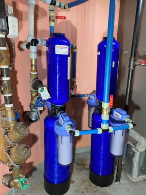 Whole house water filtration system - The whole house filtration system can be installed on the main water line of the house to filter out the incoming water to the house, Whole house water filtration system - The whole house filtration system can be installed on the main water line of the house to filter out the incoming water to the house,