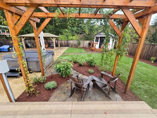 Pergola - Enhance Your Outdoor Living with a Pergola
A pergola is the perfect way to add beauty, comfort, and functionality to your backyard. Designed to create a stylish shaded retreat, pergolas provide the ideal balance of sunlight and shelter—making them perfect for outdoor dining, lounging, or entertaining. With timeless designs and durable materials, a pergola not only elevates the look of your space but also increases your home’s value. Whether modern or classic, it transforms your yard into an inviting oasis you’ll enjoy all year long. Pergola - Enhance Your Outdoor Living with a Pergola
A pergola is the perfect way to add beauty, comfort, and functionality to your backyard. Designed to create a stylish shaded retreat, pergolas provide the ideal balance of sunlight and shelter—making them perfect for outdoor dining, lounging, or entertaining. With timeless designs and durable materials, a pergola not only elevates the look of your space but also increases your home’s value. Whether modern or classic, it transforms your yard into an inviting oasis you’ll enjoy all year long.