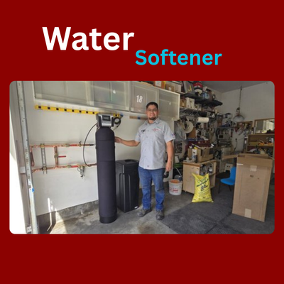 Water Softener - Improve water quality with our professional water softener installation. Designed to combat hard water issues, this system protects your plumbing, appliances, and fixtures from mineral buildup. Our skilled team ensures a seamless setup, optimizing efficiency and longevity. Experience softer skin, cleaner dishes, and extended appliance life with this eco-friendly solution tailored to your needs. Let us handle the hassle for a smoother, high-quality water experience! Water Softener - Improve water quality with our professional water softener installation. Designed to combat hard water issues, this system protects your plumbing, appliances, and fixtures from mineral buildup. Our skilled team ensures a seamless setup, optimizing efficiency and longevity. Experience softer skin, cleaner dishes, and extended appliance life with this eco-friendly solution tailored to your needs. Let us handle the hassle for a smoother, high-quality water experience!