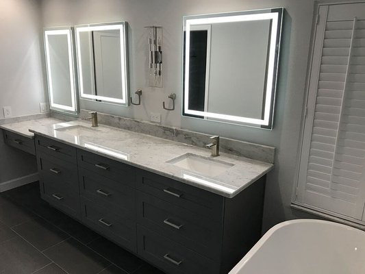 Beautiful Master Bath Transformations - A bathroom stands as one of the most highly-trafficked areas in a home. If you can’t stand your bathroom or have always wanted an improved, luxurious space, consider the bathroom remodeling service from Collin Bryan Construction. As a premier bathroom remodeling, we understand all the particulars that make for an exceptional job. We work closely with clients to ensure the realization of their dream bathrooms, and will not complete a job until it meets the highest levels of satisfaction. Beautiful Master Bath Transformations - A bathroom stands as one of the most highly-trafficked areas in a home. If you can’t stand your bathroom or have always wanted an improved, luxurious space, consider the bathroom remodeling service from Collin Bryan Construction. As a premier bathroom remodeling, we understand all the particulars that make for an exceptional job. We work closely with clients to ensure the realization of their dream bathrooms, and will not complete a job until it meets the highest levels of satisfaction.