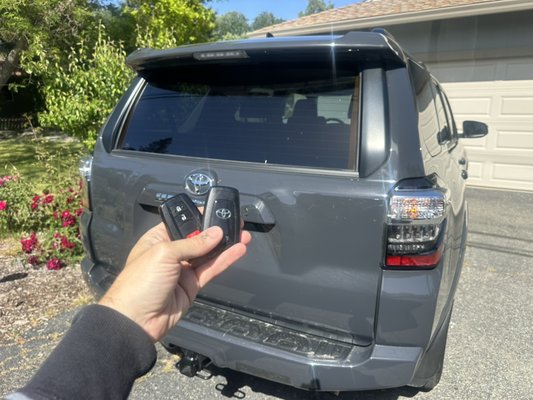 Car keys programming - 2024 4Runner programming spare key fob