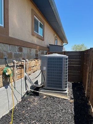 Out with the old, In with the new (plus more efficient) - Technology has changed all around us in the last 10 years. Newer systems can be up to 70% more efficient than old ones. Another happy customer saving money in this Texas heat! Out with the old, In with the new (plus more efficient) - Technology has changed all around us in the last 10 years. Newer systems can be up to 70% more efficient than old ones. Another happy customer saving money in this Texas heat!