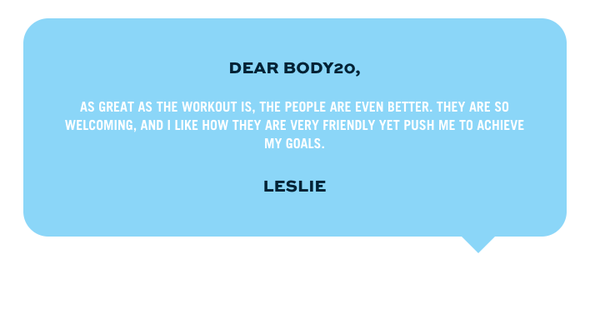 TESTIMONIALS - Understanding and controlling your internal body composition is crucial for genuine wellness. Body20 employs cutting-edge bio-impedance technology in its active progress evaluations. This technology enables members to monitor results and track progress throughout their Body20 journey. Leveraging this powerful tool, Body20 coaches collaborate with members to address muscle imbalances and pinpoint specific areas of the body to focus on during sessions. TESTIMONIALS - Understanding and controlling your internal body composition is crucial for genuine wellness. Body20 employs cutting-edge bio-impedance technology in its active progress evaluations. This technology enables members to monitor results and track progress throughout their Body20 journey. Leveraging this powerful tool, Body20 coaches collaborate with members to address muscle imbalances and pinpoint specific areas of the body to focus on during sessions.