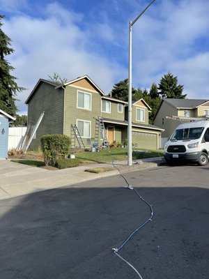 Exterior painting - This is a exterior painting job we did Monday, call for more information!