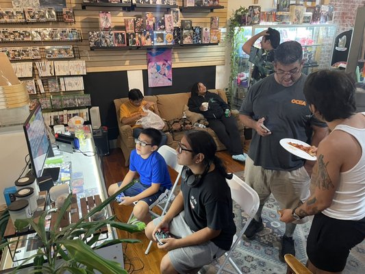Gaming Tournaments - We host video game tournaments at least once a month.
Smash bros Ultimate
Tekken 8
Guilty Gear strive
Street Fighter 6
Mortal Kombat
Dragonball FighterZ
Mario Kart Gaming Tournaments - We host video game tournaments at least once a month.
Smash bros Ultimate
Tekken 8
Guilty Gear strive
Street Fighter 6
Mortal Kombat
Dragonball FighterZ
Mario Kart