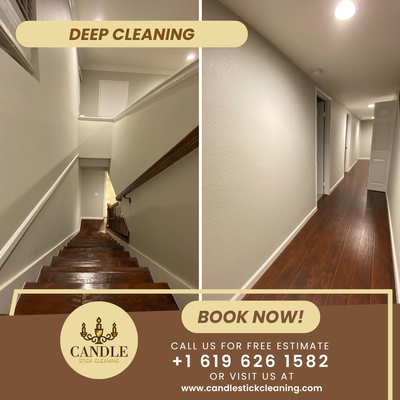 Deep Cleaning - Without a doubt, deep cleaning is difficult. It will take you at least a weekend to finish if you choose to do it yourself. It requires a lot of scrubbing, some heavy lifting, climbing ladders and chairs to reach the ceiling. Your life can be made easier by hiring a professional cleaner. Call us for your free cleaning estimate Deep Cleaning - Without a doubt, deep cleaning is difficult. It will take you at least a weekend to finish if you choose to do it yourself. It requires a lot of scrubbing, some heavy lifting, climbing ladders and chairs to reach the ceiling. Your life can be made easier by hiring a professional cleaner. Call us for your free cleaning estimate