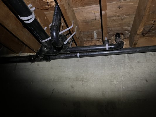 drain, waste and vent repipe/ repair - heres some drainage projects done in the past year