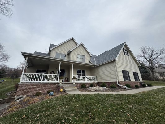 Roofing Services – Repairs, Replacements & Installations - Your roof is one of the most critical components of your home, protecting it from the elements and ensuring the safety of your family. With over 20 years of experience, we have seen and handled every type of roofing issue, providing expert solutions tailored to your needs. If your asphalt shingle or flat roof has minor or localized damage and is under 15 years old, we will likely recommend a roof repair, extending its lifespan without unnecessary replacement costs. However, if your roof is older or has widespread damage, a full replacement may be the best long-term investment. Our team ensures every roof installation meets the highest durability and aesthetic standards. We also offer roofing services for new construction homes, working with builders in Omaha, Bellevue, and La Vista, NE to deliver high-quality, lasting results. No matter the project, our experienced roofing contractors are here to guide you through the process, ensuring your home is well-protected for years to come. Roofing Services – Repairs, Replacements & Installations - Your roof is one of the most critical components of your home, protecting it from the elements and ensuring the safety of your family. With over 20 years of experience, we have seen and handled every type of roofing issue, providing expert solutions tailored to your needs. If your asphalt shingle or flat roof has minor or localized damage and is under 15 years old, we will likely recommend a roof repair, extending its lifespan without unnecessary replacement costs. However, if your roof is older or has widespread damage, a full replacement may be the best long-term investment. Our team ensures every roof installation meets the highest durability and aesthetic standards. We also offer roofing services for new construction homes, working with builders in Omaha, Bellevue, and La Vista, NE to deliver high-quality, lasting results. No matter the project, our experienced roofing contractors are here to guide you through the process, ensuring your home is well-protected for years to come.