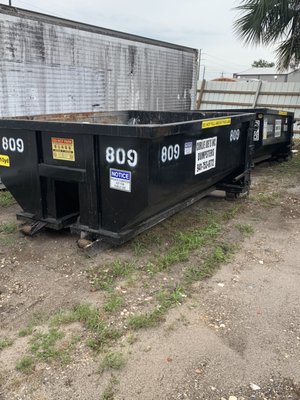 Dumpster Sizing - We offer several different size of dumpsters