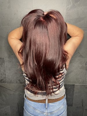 Color Service - Before and after photos of highlight Color Service - Before and after photos of highlight