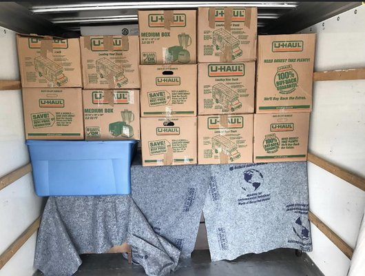 Got all the newly wed stuff in, now to load up the groom.. - They were high school sweethearts and both just finished at Ohio state, so glad to help them combine their homes and family’s. Congratulations!