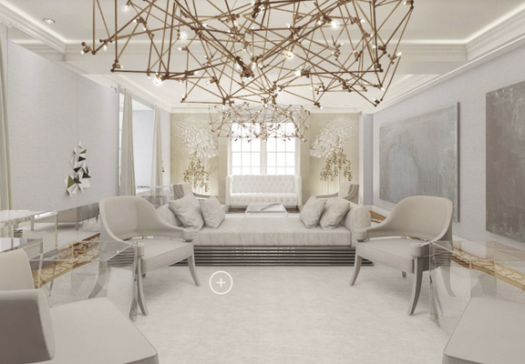 Central Park Penthouse Salon - Having entered an empty, freshly-constructed space, we created an open-concept room meant for frequent entertainment and gallery-style private viewing events for an art collector client.
The goal was to preserve and fortify the natural light of this corner penthouse room, and to assemble a room which combined both traditional and modern elements -- to feel warm and inviting as a living room, but neutral enough to serve as a background for various art displays.
Country: United States
Zip Code: 10021 Central Park Penthouse Salon - Having entered an empty, freshly-constructed space, we created an open-concept room meant for frequent entertainment and gallery-style private viewing events for an art collector client.
The goal was to preserve and fortify the natural light of this corner penthouse room, and to assemble a room which combined both traditional and modern elements -- to feel warm and inviting as a living room, but neutral enough to serve as a background for various art displays.
Country: United States
Zip Code: 10021