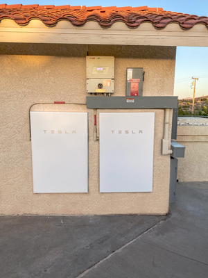 Tesla Powerwall 2 x 2 - A shining example of our work on a Powerwall 2 installation + Tesla wall connector Tesla Powerwall 2 x 2 - A shining example of our work on a Powerwall 2 installation + Tesla wall connector