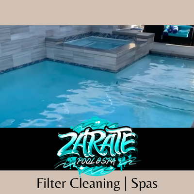 Filter Cleaning | Spas - Weekly cleaning, netting, wall brushing, vacuuming, skimmer cleaning (leaf trap) and pool chemistry check. Call for service today! IG: zarate_poolandspa Filter Cleaning | Spas - Weekly cleaning, netting, wall brushing, vacuuming, skimmer cleaning (leaf trap) and pool chemistry check. Call for service today! IG: zarate_poolandspa